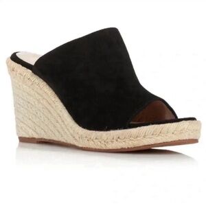 STUART WEITZMAN Marabella Suede Espadrille Wedge Sandals Size 9.5M